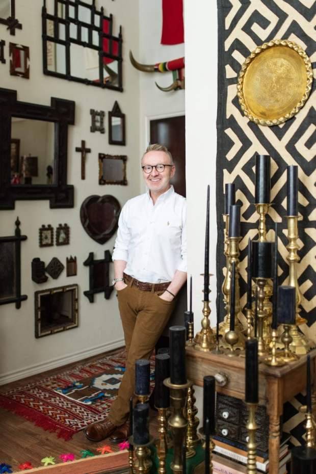 Daniel Mathis's Instagram account, Not A Minimalist, showcases his maximalist style. (Photo by Ely Fair Studios)