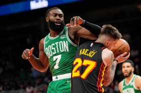 Celtics fall in overtime to Hawks, Dejounte Murray (44 points)