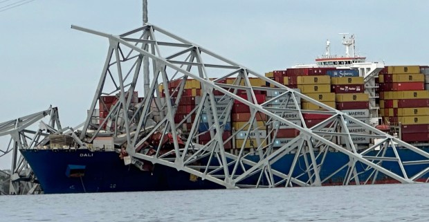 Baltimore's Francis Scott Key Bridge collapsed early Tuesday morning after a support column was struck by a container ship. (Teresa Parrott)